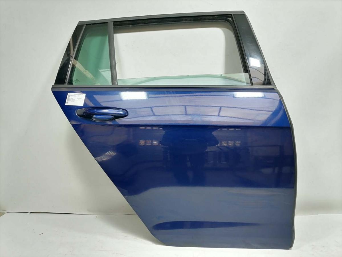 VW Golf 7 original T&uuml;r hinten rechts LC5B Atlantic Blue Rohbau Kombi Bj.2020